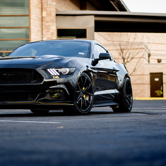Dark Knight - Mustang GT on Niche Custom Wheels - Photo by Niche