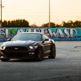 Custom Black Ford Mustang GT 5.0 - Photo by Vosstn