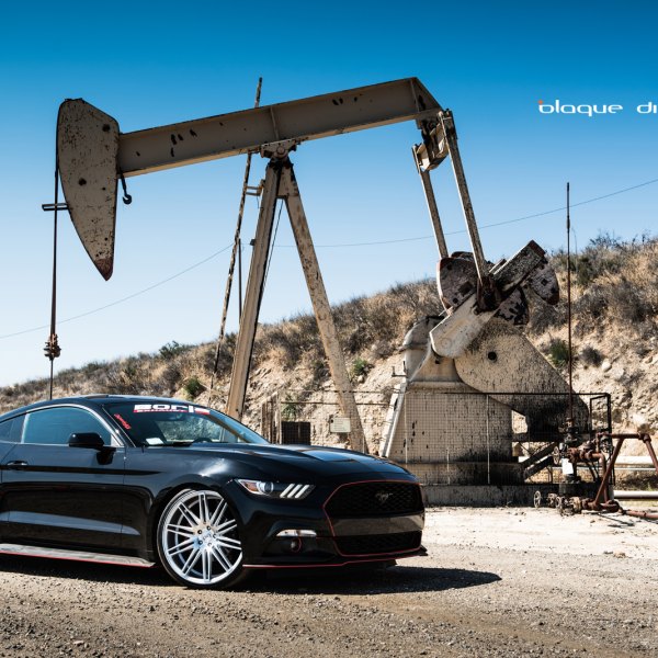 Blaque Diamond Deep Concave Custom Wheels on Mustang - Photo by Blaque Diamond