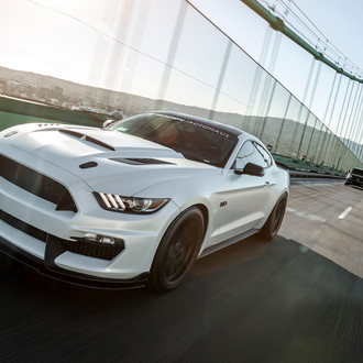 Custom Body Kit on White Ford Mustang 5.0 - Photo by Vorstiner