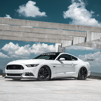 Off the Beaten Path Tuned White Ford Mustang