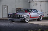 Retro Ford Mustang Boasting Gray Paint and Forgeline Rims