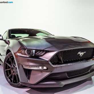 Custom Violet Ford Mustang GT - Photo by TSW Wheels