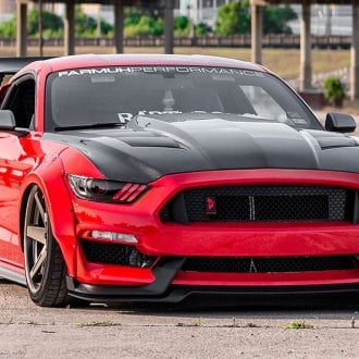 Darth Vader Approves: Stanced and Blacked Out Ford Mustang — CARiD.com ...