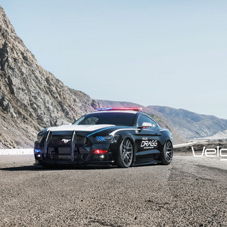 Ford Mustang on Velgen M350 Custom Wheels - Photo by Velgen