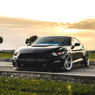 Mustang GT 5.0 on Vossen Forged LC-102 Rims - Photo by Vossen