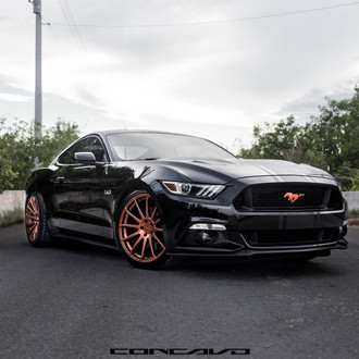 S550 Mustang on Dark Bronze Concavo Custom Wheels - Photo by Concavo