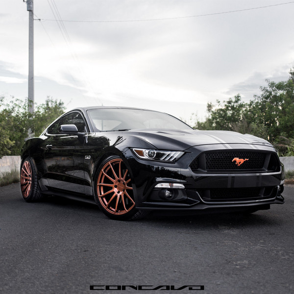 S550 Mustang on Dark Bronze Concavo Custom Wheels - Photo by Concavo