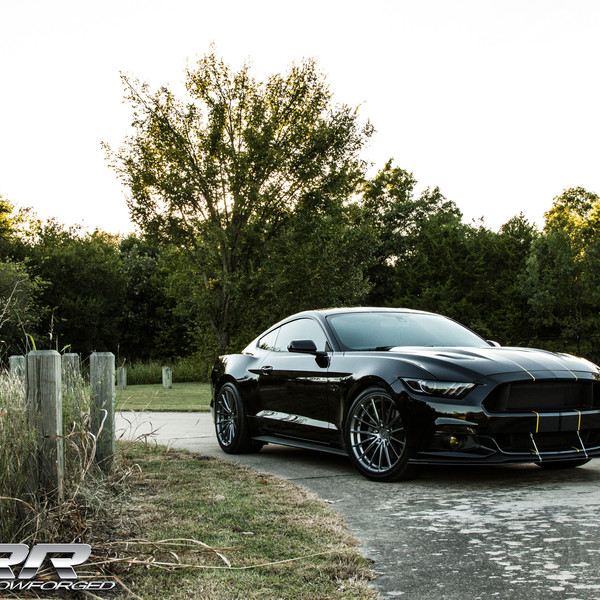 Mustang on Flow Forged MRR FS 2 Rims - Photo by MRR