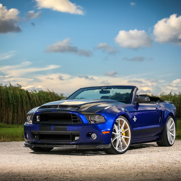 Ford Mustang Shelby GT500 on Vossen Rims - Photo by Exclusive Motoring