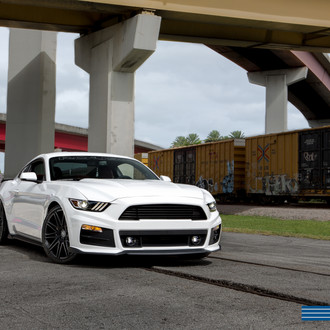 Gorgeous Mustang GT on Milan Matte Black Wheels by XO Luxury