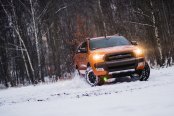 Orange Ford Ranger Outfitted with Propert Accessories