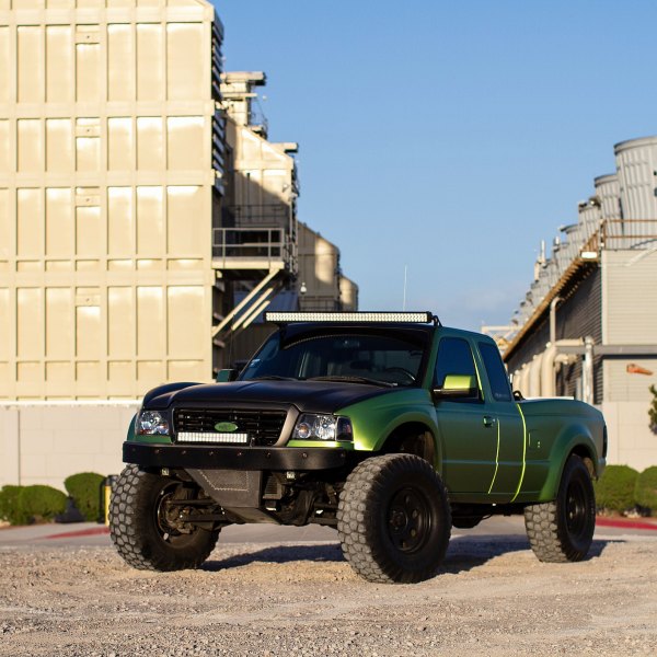 Metallic Green Ford Ranger with Aftermarket Front Bumper - Photo by Jimmy Crook