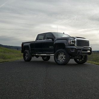 Sierra 2500HD on Fuel Flow 8 Off-Road Rims