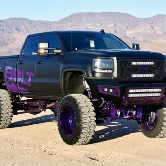 Extreme Lifted GMC Sierra Sporting Bulletproof — CARiD.com Gallery