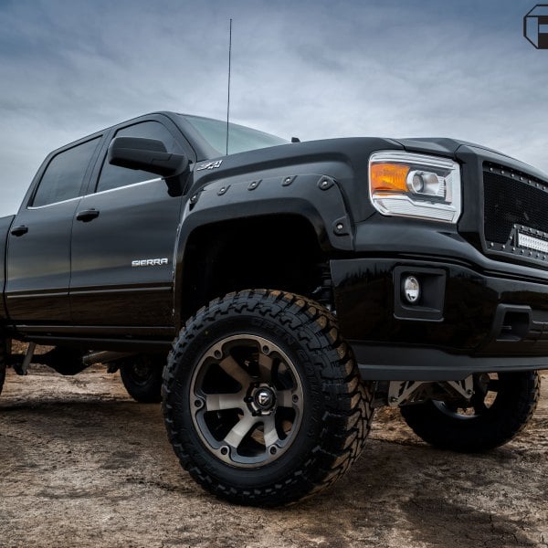 Fuel Beast Deep Lip Off-road Wheels On Lifted Sierra Z71 - Photo by Fuel Off-Road