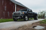 Prestige Tow Rig - GMC Sierra Gets Custom Dually Wheels by Fuel