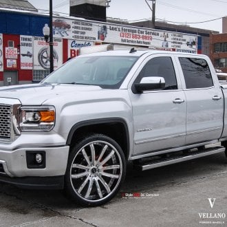 High Life Red Lifted Gmc Sierra Denali — Carid.com Gallery