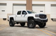 Lifted GMC Sierra Accentuated with Matte Black Elements