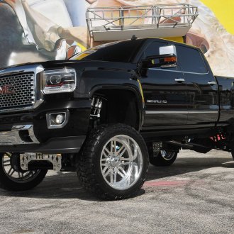 Wide Stance and Tough Lift on GMC Sierra Denali — CARiD.com Gallery