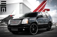 GMC Yukon Denali on Black Custom Wheels by Exclusive Motoring