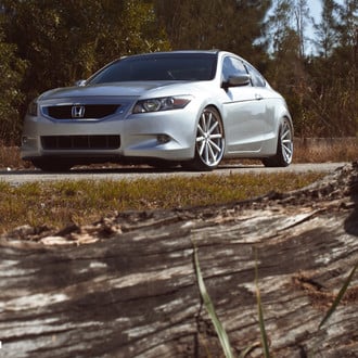 Revamped Silver Honda Accord to Stand Out on the Road