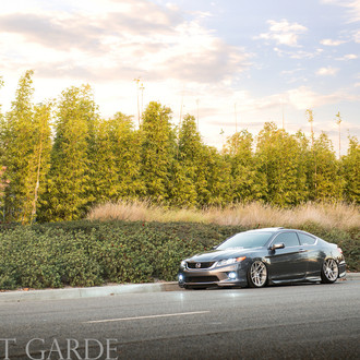 Custom Gray Stanced Honda Accord - Photo by Avant Garde Wheels