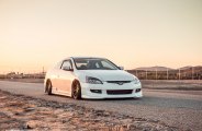 White Honda Accord Gains Distinctive Appearance with Custom Parts