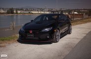 Honda Flow: Black Civic Wears Crystal Clear LED Headlights