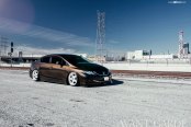 Fascinating Brown Honda Civic Receives Custom Parts and Nice Stance