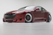 Stance Is Everytying: Red Hyundai Genesis Coupe