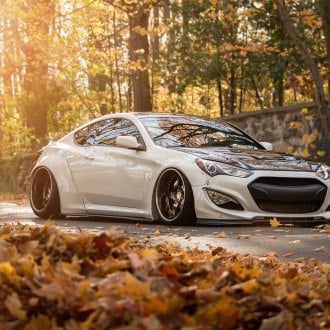 Stance Is Everytying: Red Hyundai Genesis Coupe — CARiD.com Gallery