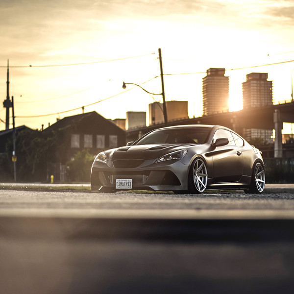Fully Modified Hyundai Genesis Coupe - Photo by Rohana Wheels