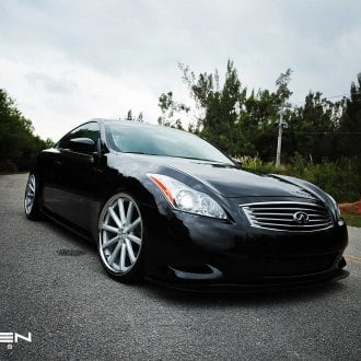 Stunning Blacked-out Infiniti G37 Coupe With Deep Concave Vossen Rims ...