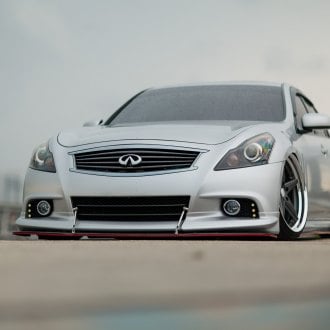 Gray Metallic Infiniti G37 Stands Out with Blacked Out Grille — CARiD ...