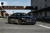 Extremely Stylish Infiniti Q60 Outfitted With Custom Bronze Wheels
