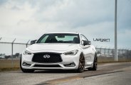 Clean Looking Infiniti Q60 Shod in Custom Velgen Wheels