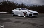 Sharp Looking Custom Accessories Found on White Jaguar F-Type