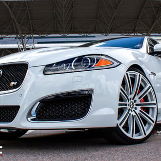 MC Customs Does Its Magic Touches on White Jaguar XF