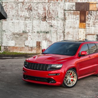 Jeep Grand Cherokee SRT on Black Custom Wheels by Exclusive Motoring ...