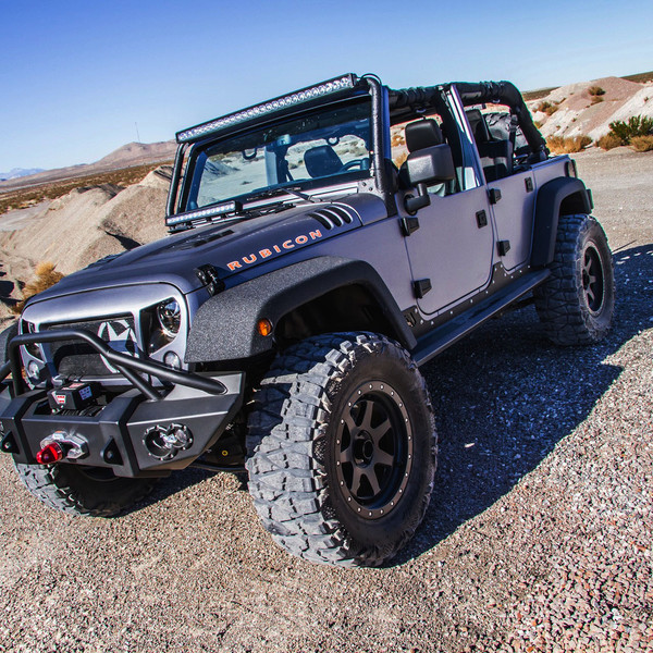 JK Rubicon with protective body coating - Photo by TIS Wheels