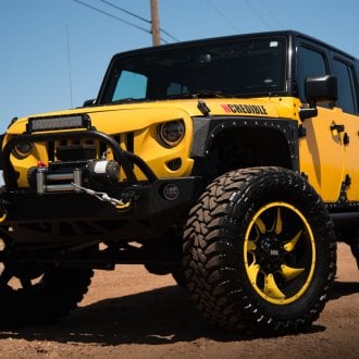 yellow jeep ride on