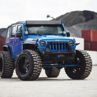 Police Themed JK with Off-road Mods on Fuel Beast Wheels — CARiD.com ...