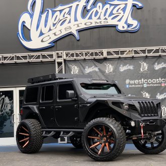 Black Out Jeep Wrangler Looking Mean With Aftermarket Off-Road Parts —   Gallery