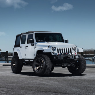 Super Clean Lifted Wrangler JK Unlimited with Subtle Mods