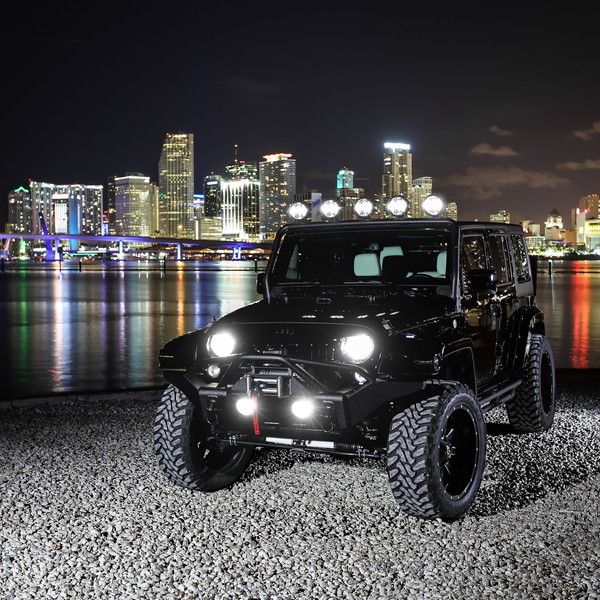Lifted Jeep Wrangler With Off-road Wheels - Photo by Fuel Off-Road