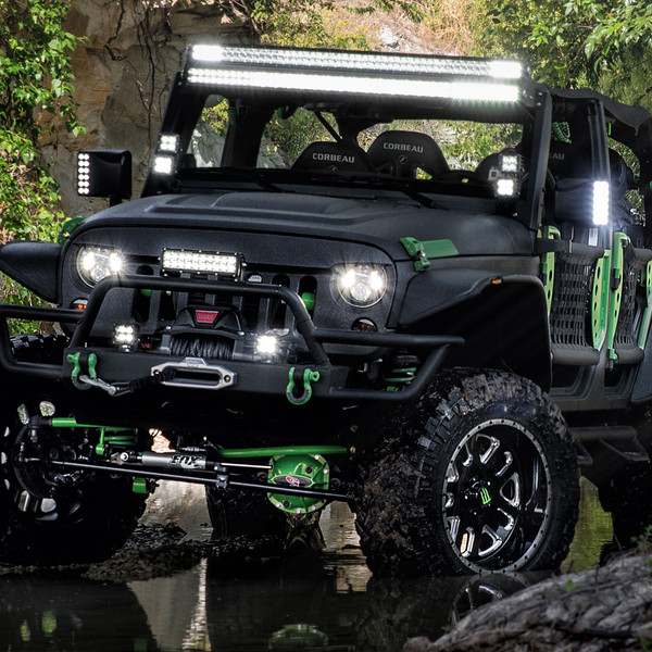 Jeep Wrangler Unlimited JK With Corbeau Sport Seats - Photo by Dale Martin
