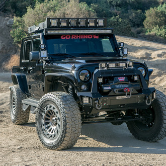 Go Rhino Project 4-Door JK Truck Packed With Off-Road Mods - Photo by Black Rhino