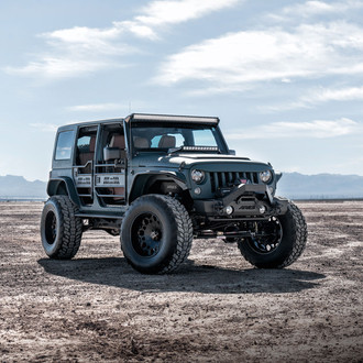 Awesome JK Unlimited With Tubular Doors - Photo by Grid Off-road