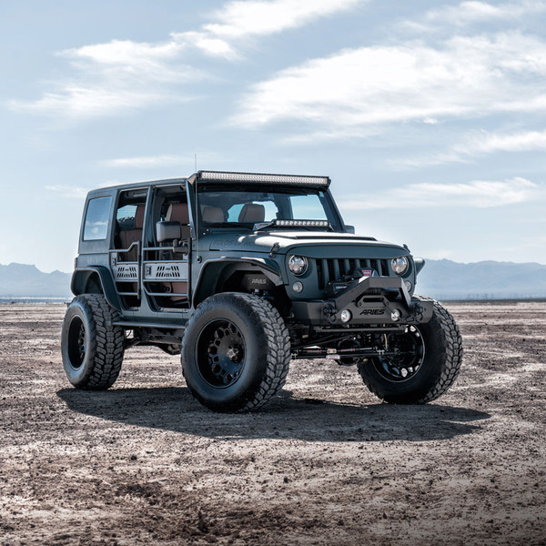Awesome JK Unlimited With Tubular Doors - Photo by Grid Off-road